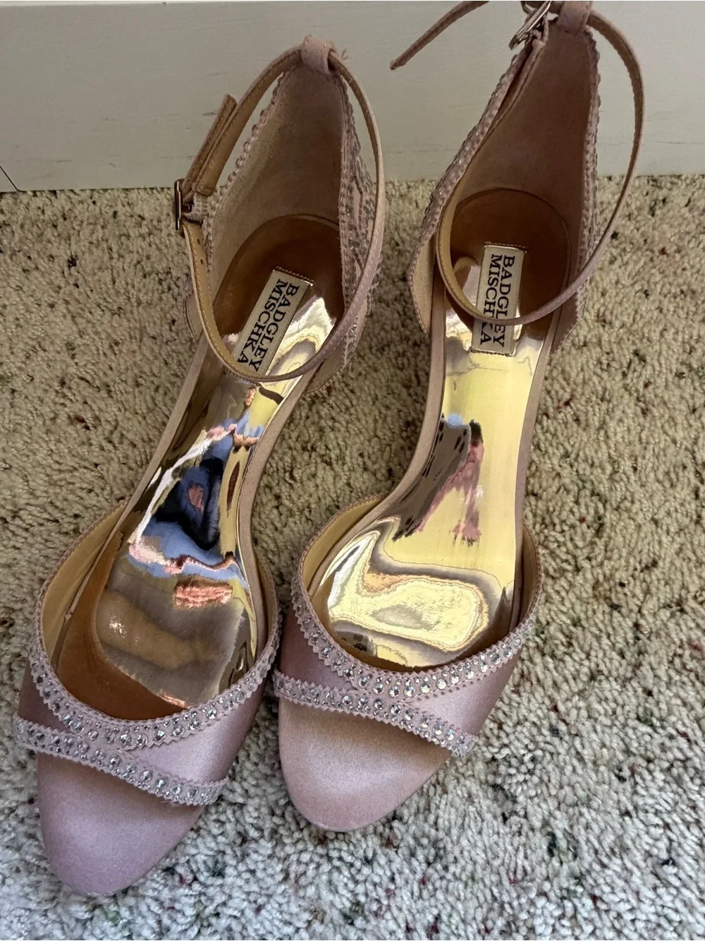 Badgley Mischka Gillian Pump BLUSH SATN